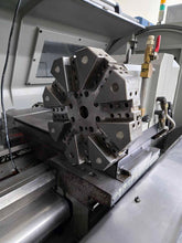 Load image into Gallery viewer, 2003 GANESH GT 20&quot;x50&quot; Gap Bed CNC &amp; Manual Lathe 10&quot; Chuck, 3&quot; Bar Cap