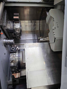 2011 GANESH CYCLONE 52mm 8-Axis CNC LATHE Twin Spindle, Twin Turret, Full Y-Axis